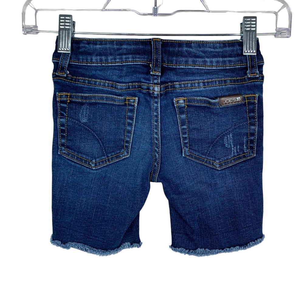 Joe’s Jean Shorts Denim Distressed Adjustable Waist Blue Girls 4 - Picture 7 of 9